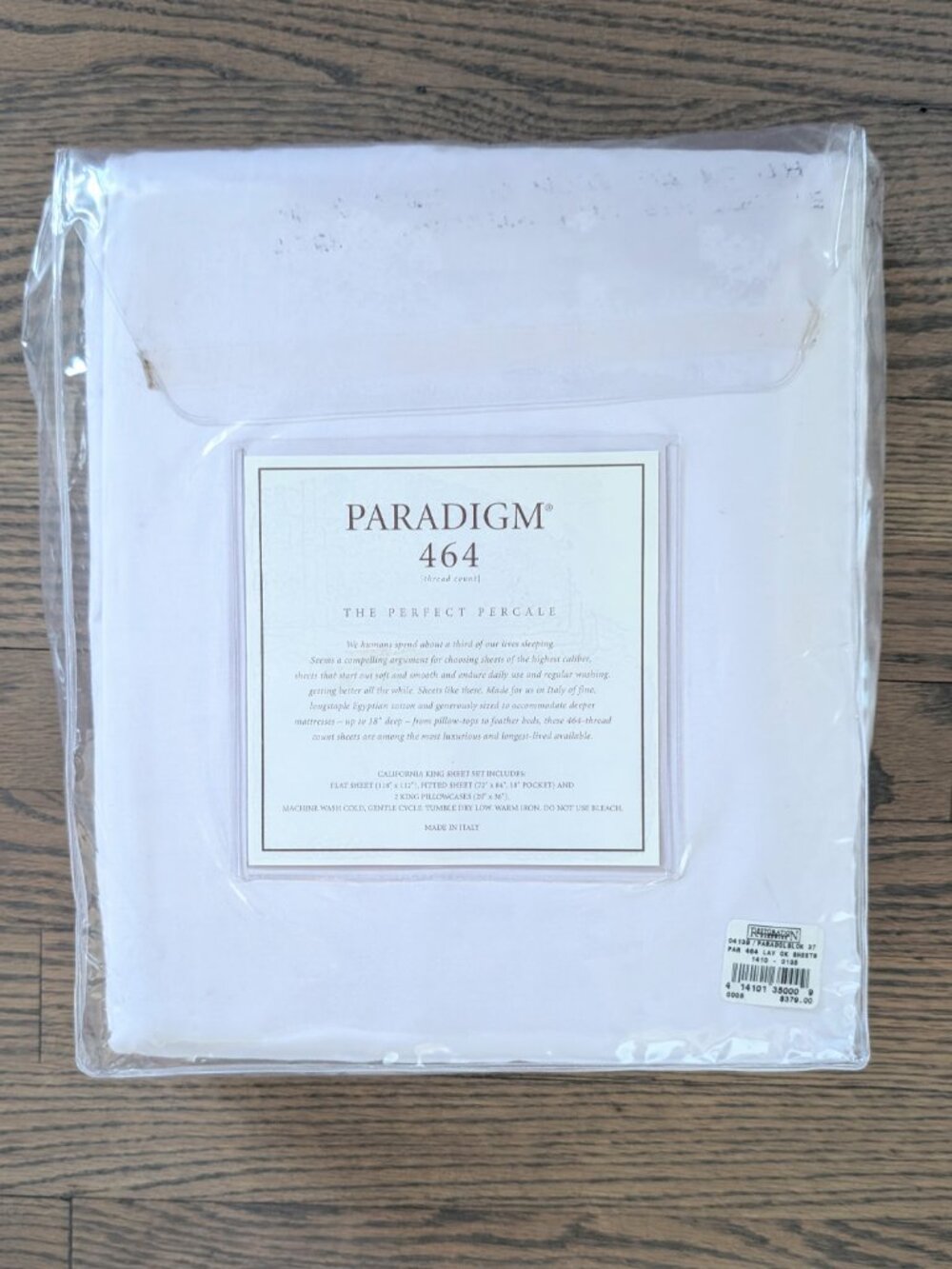 RESTORATION LAVENDER PARADIGM 464 TC Cal King Duvet Cover + 2 King cases
